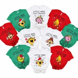 51% off on Little Miss Christmas Graphic Tees Image